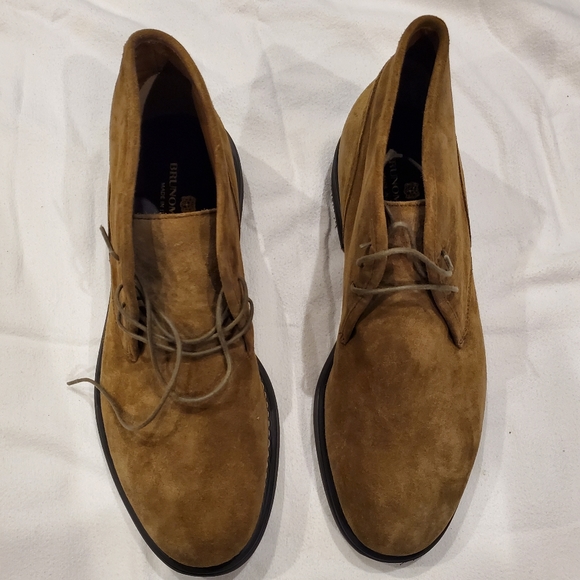 Bruno Magli Orlando Brown Suede Chukka Boots | Men’s Size 10.5 | NWT Italian Lux - Picture 2 of 14